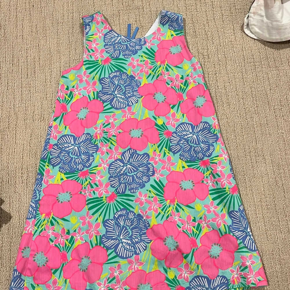 Bright floral dress
